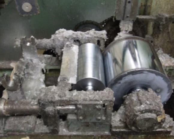 工場機械洗浄前